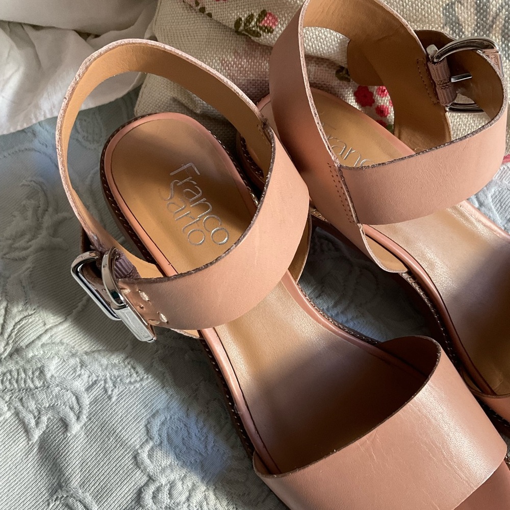 Franco Sarto Nude Sandals